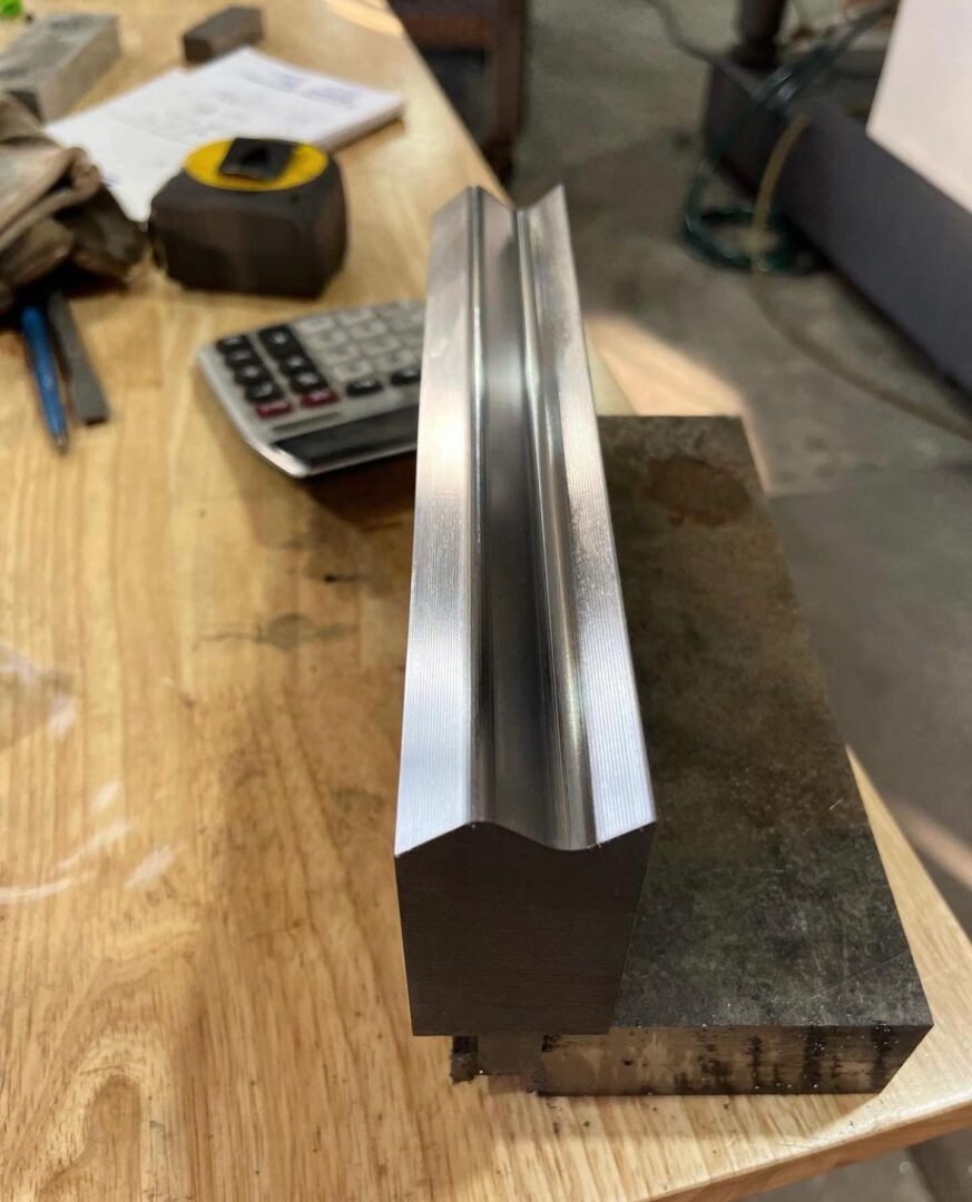 Polished metal bar